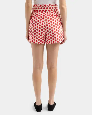 Cara Cara Palmer Floral Cotton Belted Shorts | Thumbnail 3 Cara Cara Palmer Floral Cotton Belted Shorts | Thumbnail 3