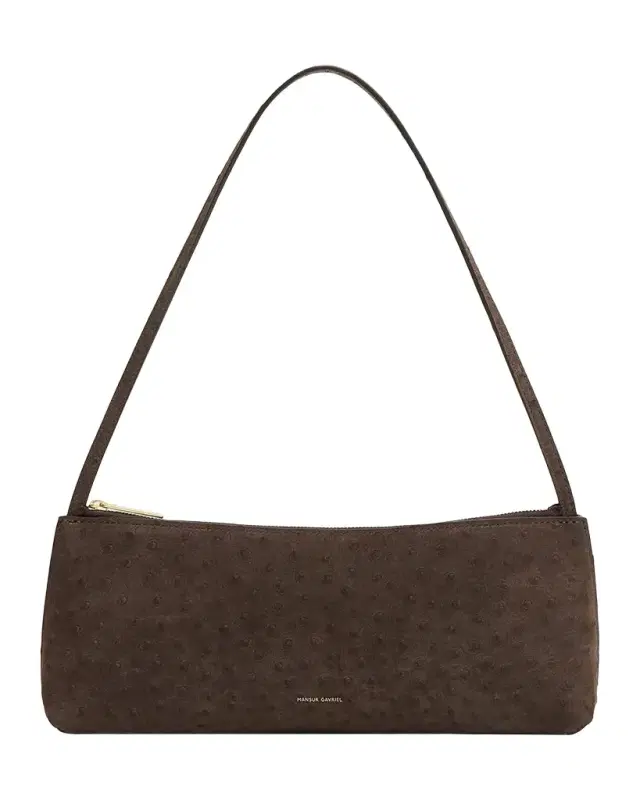 Mansur Gavriel Gaia Leather Baguette Shoulder Bag