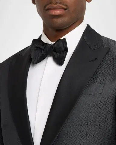 Giorgio Armani Wool-Silk Micro Jacquard Dinner Jacket | Thumbnail 5