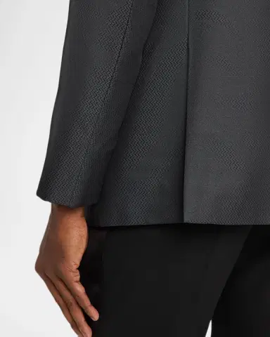 Giorgio Armani Wool-Silk Micro Jacquard Dinner Jacket | Thumbnail 8