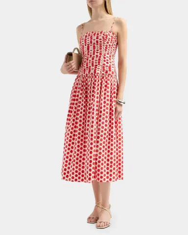 Cara Cara Rahi Ruched Midi Dress | Thumbnail 4