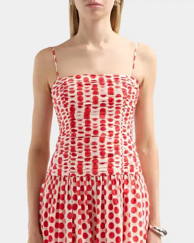 Cara Cara Rahi Ruched Midi Dress | Thumbnail 5