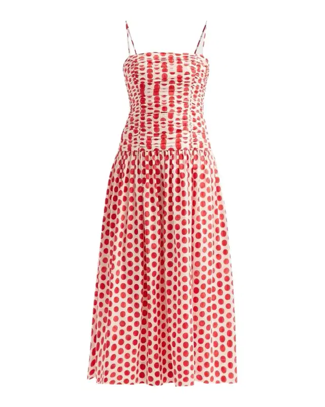 Cara Cara Rahi Ruched Midi Dress