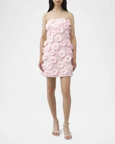 Simkhai Holland Floral Strapless Mini Dress | Thumbnail 2