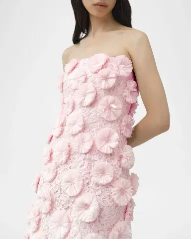 Simkhai Holland Floral Strapless Mini Dress | Thumbnail 5