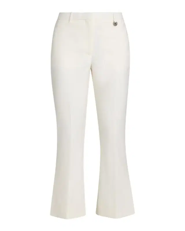 Burberry Wool Bootcut Crop Trousers