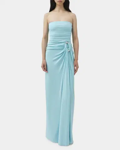 Simkhai Emma Strapless Jersey Bustier Maxi Dress | Thumbnail 2 Simkhai Emma Strapless Jersey Bustier Maxi Dress | Thumbnail 2
