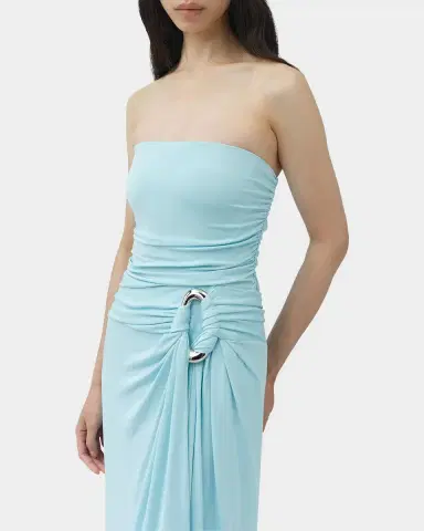 Simkhai Emma Strapless Jersey Bustier Maxi Dress | Thumbnail 4 Simkhai Emma Strapless Jersey Bustier Maxi Dress | Thumbnail 4