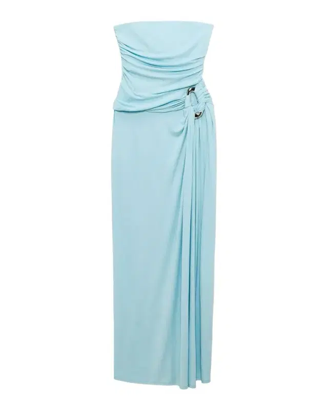 Emma Strapless Jersey Bustier Maxi Dress