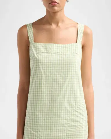 Simkhai Sloan Gingham A-Line Mini Dress | Thumbnail 5 Simkhai Sloan Gingham A-Line Mini Dress | Thumbnail 5