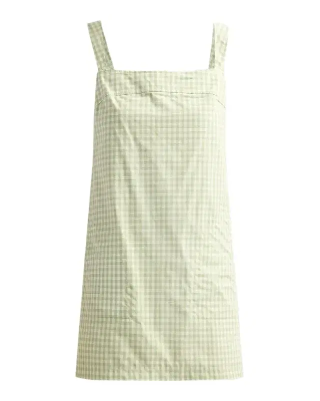 SIMKHAI Sloan Gingham A-Line Mini Dress