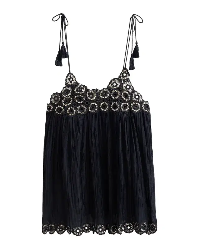 Ulla Johnson Tula Cotton Embroidered Mini Dress