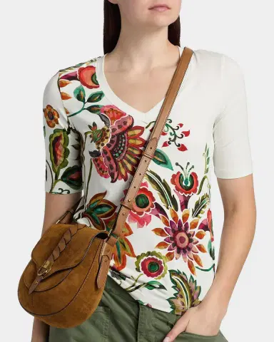 Johnny Was Janie Floral Fitted T-Shirt | Thumbnail 5 Johnny Was Janie Floral Fitted T-Shirt | Thumbnail 5