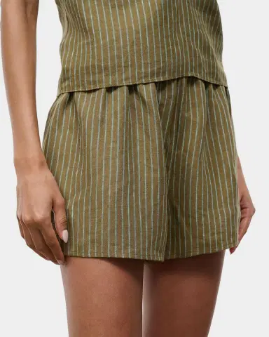 Staud Paddle Striped Linen Shorts | Thumbnail 5 Staud Paddle Striped Linen Shorts | Thumbnail 5