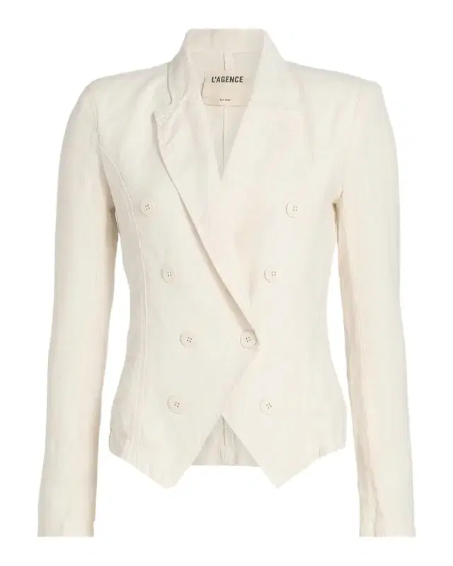 L 'AGENCE Emerson Structured Linen Blazer
