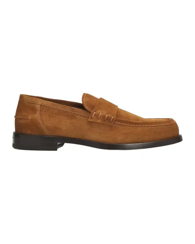 Men 's Preppy Suede Penny Loafers