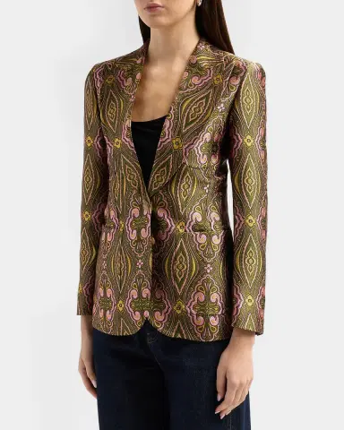 Etro Single-Breasted Jacquard Tailored Jacket | Thumbnail 5