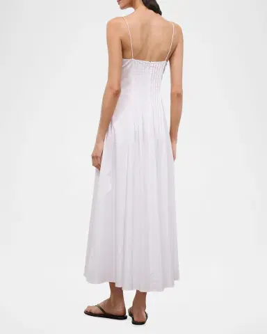 Staud Margi Cotton Maxi Dress | Thumbnail 3