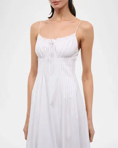 Staud Margi Cotton Maxi Dress | Thumbnail 4