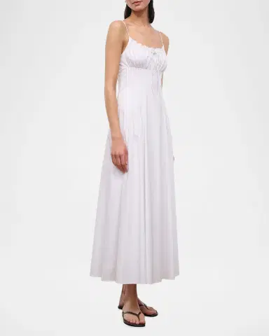 Staud Margi Cotton Maxi Dress | Thumbnail 5