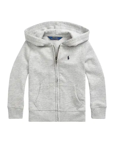 Polo Ralph Lauren Girl's Cotton-Blend-Fleece Full-Zip Hoodie, Size 2-6X | Thumbnail 3