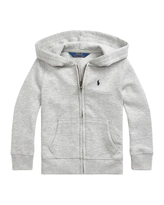 Polo Ralph Lauren Girl's Cotton-Blend-Fleece Full-Zip Hoodie, Size 2-6X