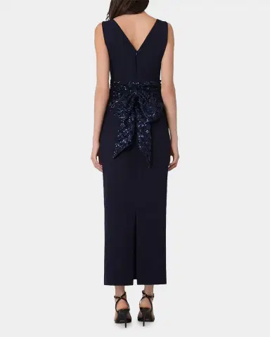 Shoshanna Sia Crepe Sequin-Embellished Maxi Dress | Thumbnail 3 Shoshanna Sia Crepe Sequin-Embellished Maxi Dress | Thumbnail 3