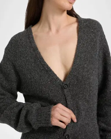 R13 Cashmere Split-Hem Cardigan | Thumbnail 5