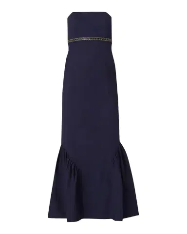 Shoshanna Ashton Cotton Faille Mermaid Midi Dress | Thumbnail 1 Shoshanna Ashton Cotton Faille Mermaid Midi Dress | Thumbnail 1