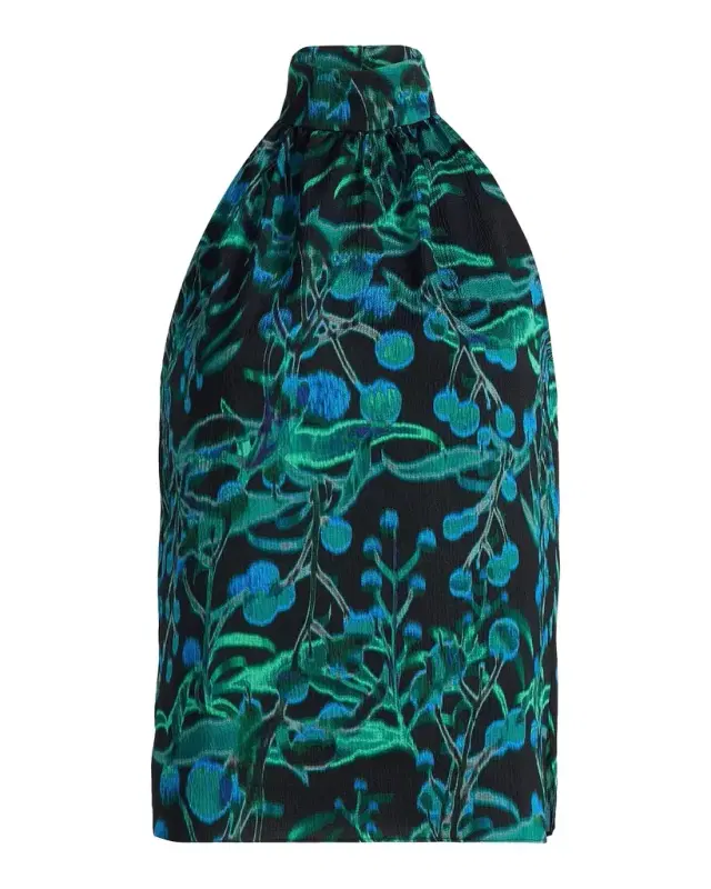 Ungaro Ace Printed Halter Blouse