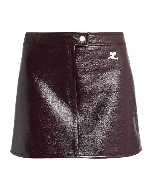 Courreges Vinyle Reedition Mini Skirt