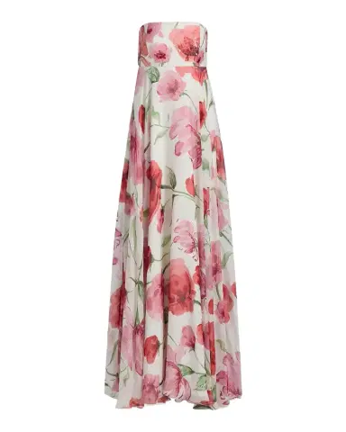 SACHIN & BABI Ames Floral Strapless A-Line Gown | Thumbnail 1 SACHIN & BABI Ames Floral Strapless A-Line Gown | Thumbnail 1