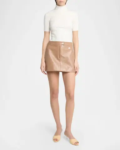 Courrèges Vinyle Reedition Mini Skirt | Thumbnail 2