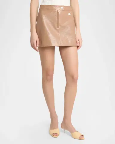Courrèges Vinyle Reedition Mini Skirt | Thumbnail 4