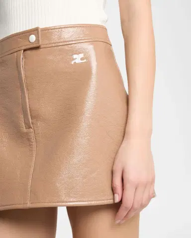 Courrèges Vinyle Reedition Mini Skirt | Thumbnail 6