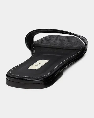 TOTEME Lizard-Embossed Leather Flat Sandals | Thumbnail 2 TOTEME Lizard-Embossed Leather Flat Sandals | Thumbnail 2