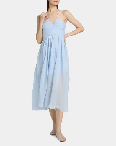 A.L.C. Rumi Ruched Midi Dress | Thumbnail 2 A.L.C. Rumi Ruched Midi Dress | Thumbnail 2