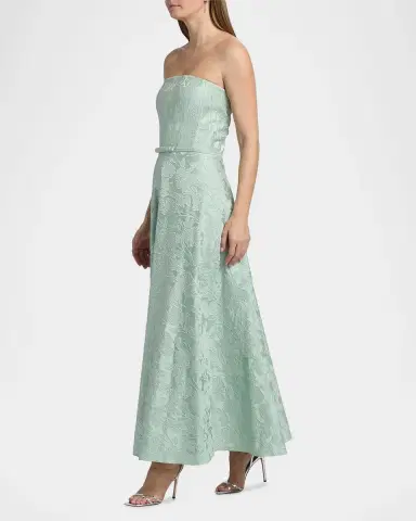 SACHIN BABI Darian Floral Cloqué Maxi Dress | Thumbnail 2