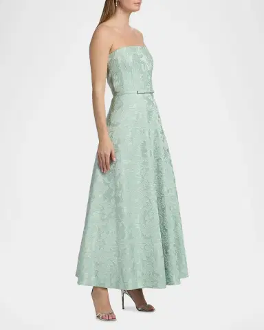 SACHIN BABI Darian Floral Cloqué Maxi Dress | Thumbnail 7