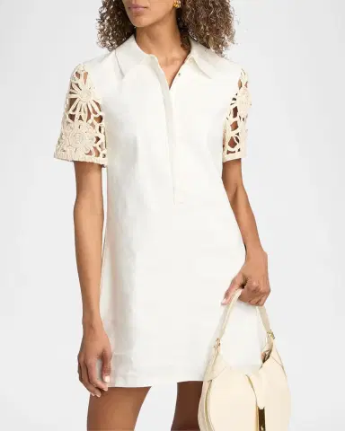 Ramy Brook Celine Linen-Blend Mini Shirtdress | Thumbnail 4 Ramy Brook Celine Linen-Blend Mini Shirtdress | Thumbnail 4