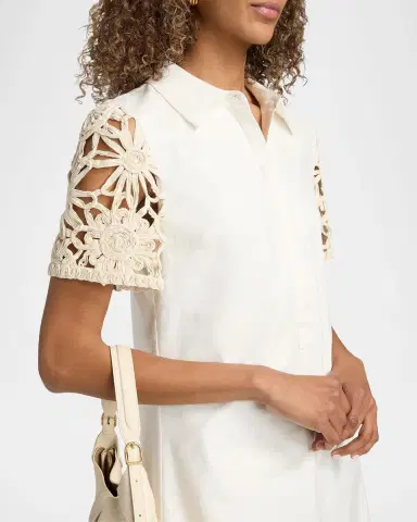Ramy Brook Celine Linen-Blend Mini Shirtdress | Thumbnail 5 Ramy Brook Celine Linen-Blend Mini Shirtdress | Thumbnail 5