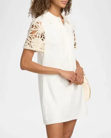 Ramy Brook Celine Linen-Blend Mini Shirtdress | Thumbnail 7 Ramy Brook Celine Linen-Blend Mini Shirtdress | Thumbnail 7