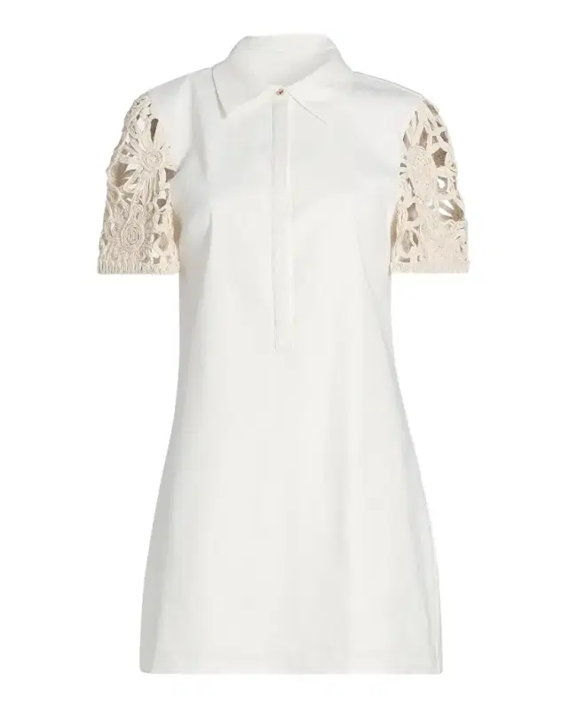 Ramy Brook Celine Linen-Blend Mini Shirtdress