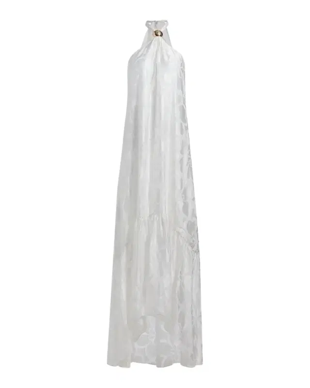 Ramy Brook Zelda Floral Burnout Halter Maxi Dress