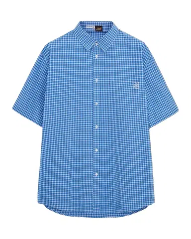 Loewe Men's x Paula's Ibiza Check Cotton-Blend Shirt | Thumbnail 1 Loewe Men's x Paula's Ibiza Check Cotton-Blend Shirt | Thumbnail 1
