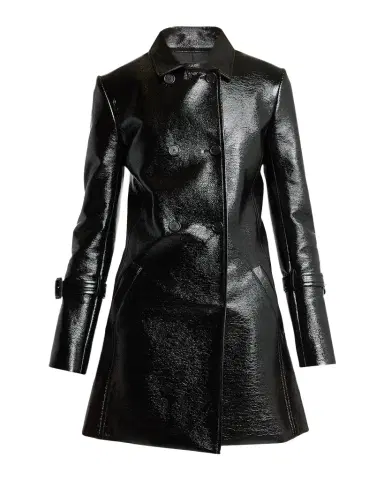Courrèges Double-Breasted Vinyl Coat | Thumbnail 1 Courrèges Double-Breasted Vinyl Coat | Thumbnail 1