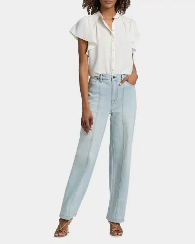 Ramy Brook Aurora Flutter-Sleeve Top | Thumbnail 2 Ramy Brook Aurora Flutter-Sleeve Top | Thumbnail 2