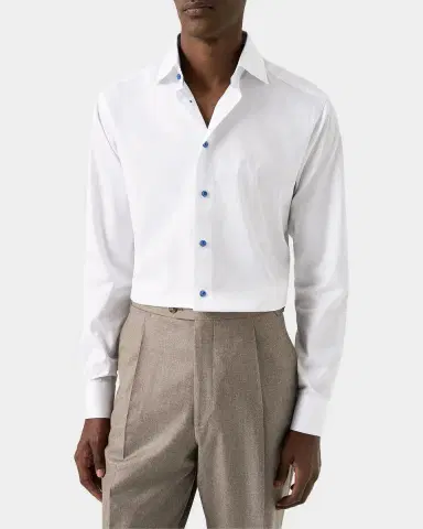 Eton Men 's Signature Floral Twill Contemporary-Fit Shirt | Thumbnail 3