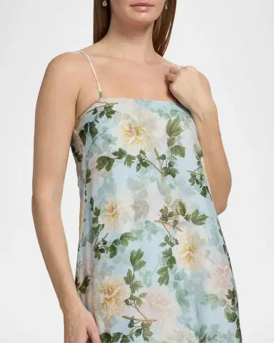 SACHIN BABI Shelby Floral Chiffon Slip Gown | Thumbnail 5
