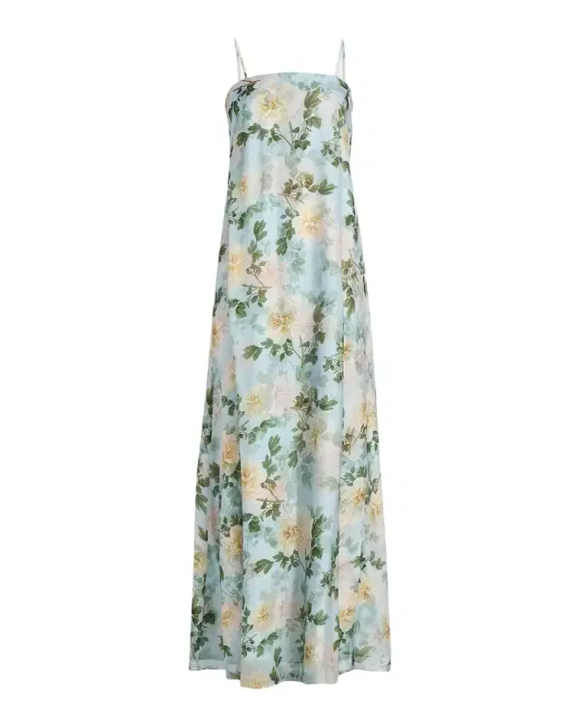 SACHIN BABI Shelby Floral Chiffon Slip Gown